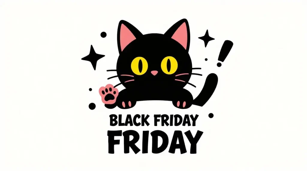 Black Cat Friday the 13th Tattoo