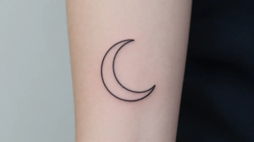 Crescent Moon Tattoo
