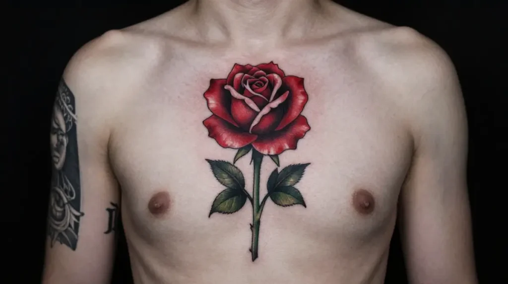Gothic Rose and 13 Tattoo