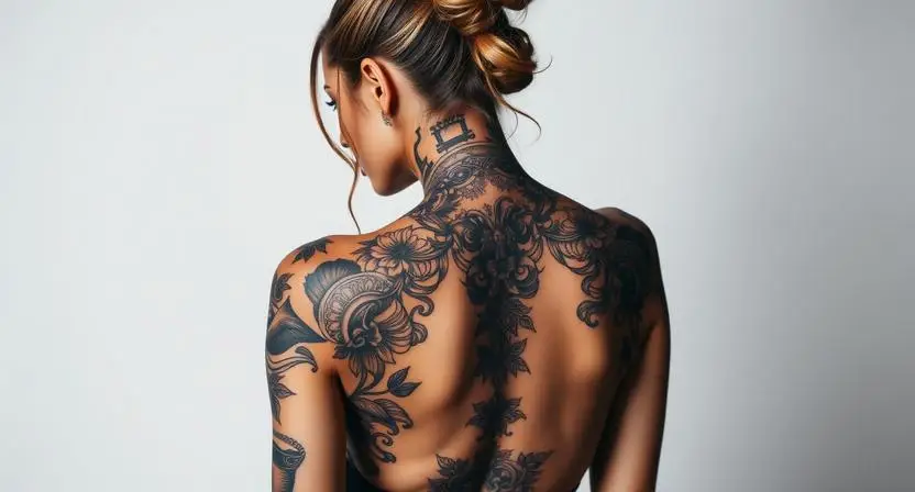 Layering Spine Tattoos With Existing Back and Shoulder Ink