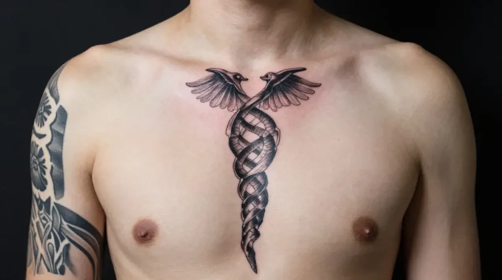 Ouroboros and 13 Tattoo