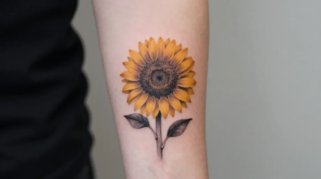 Sunflower Tattoo