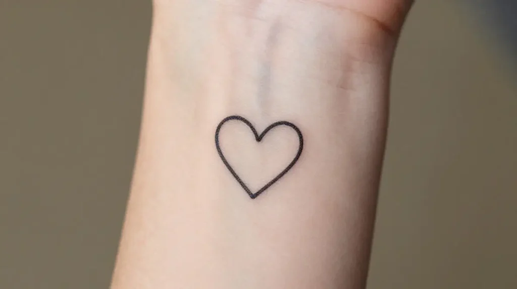 Tiny Heart Tattoo