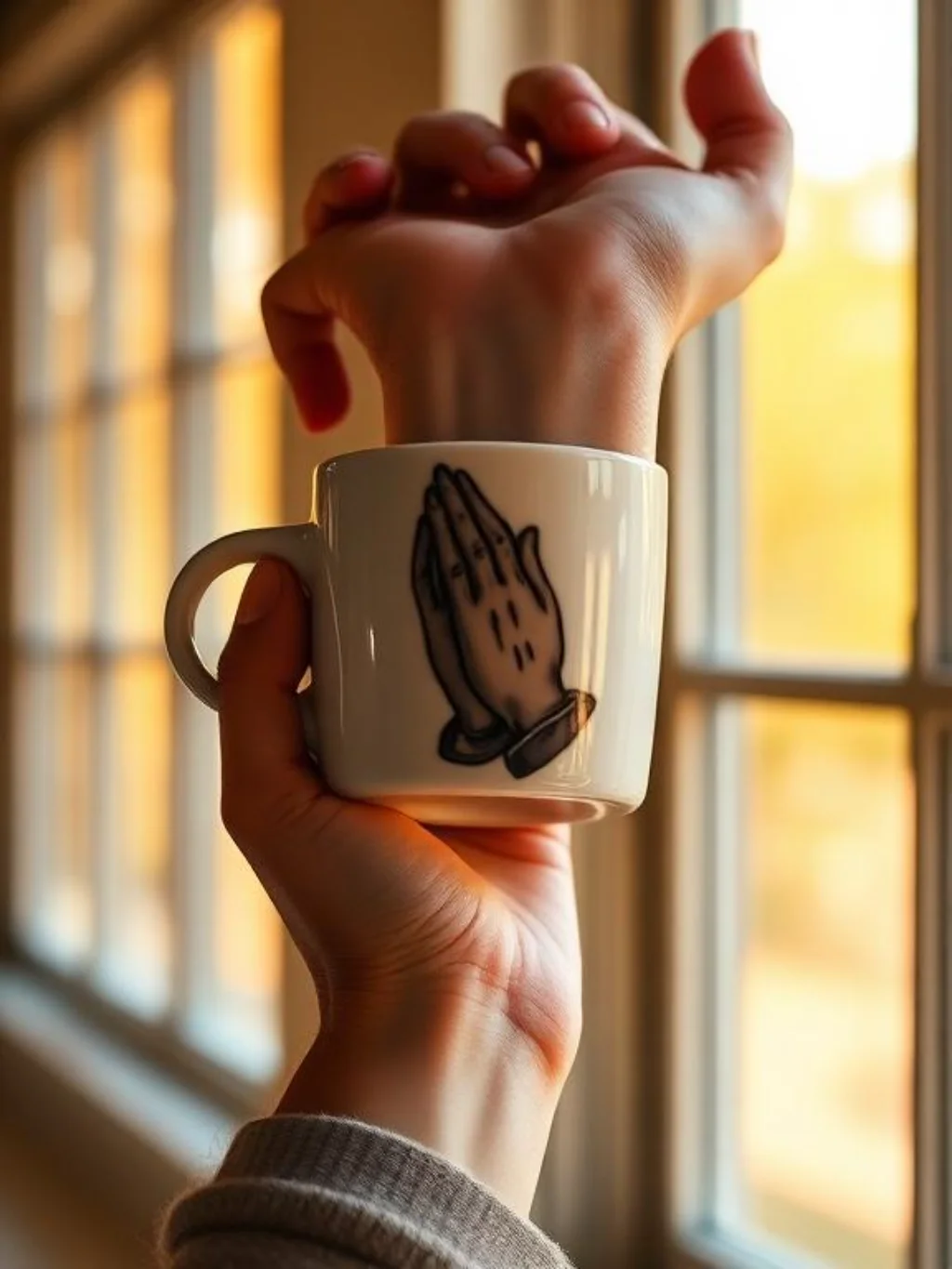 Forearm and Inner Arm Praying Hands Tattoos That Stay Visible and Meaningful