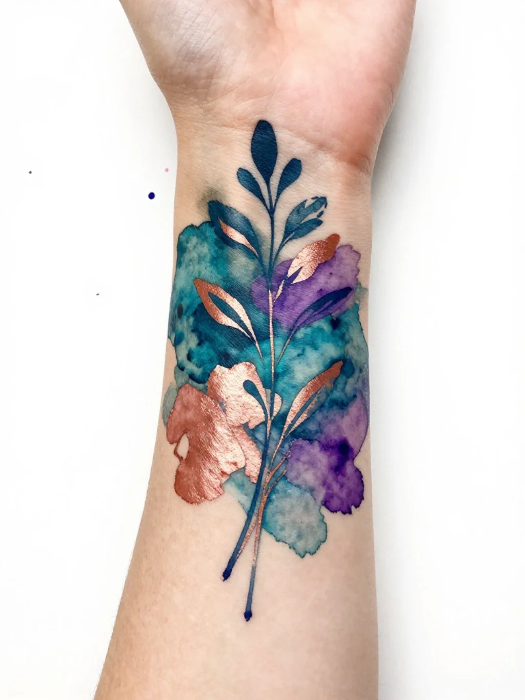 Watercolor Wrist Bracelet Tattoos Where Color Bleeds Into Beautiful Disorder