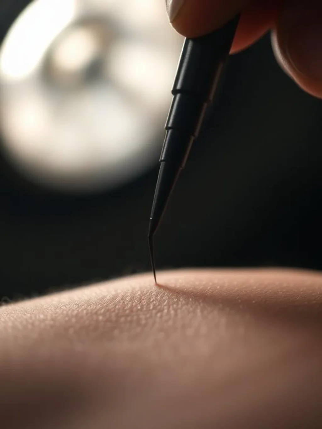 Fine Line Needles Capture a Ghost's Fleeting, Gentle Presence