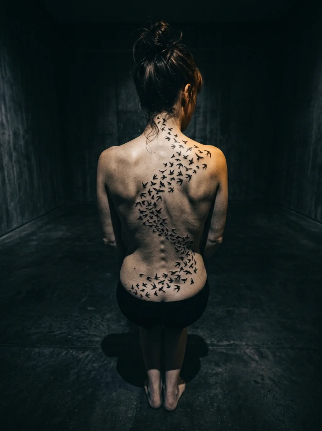 Flock Tattoos and the Moving Story of Birds in Flight Across Skin