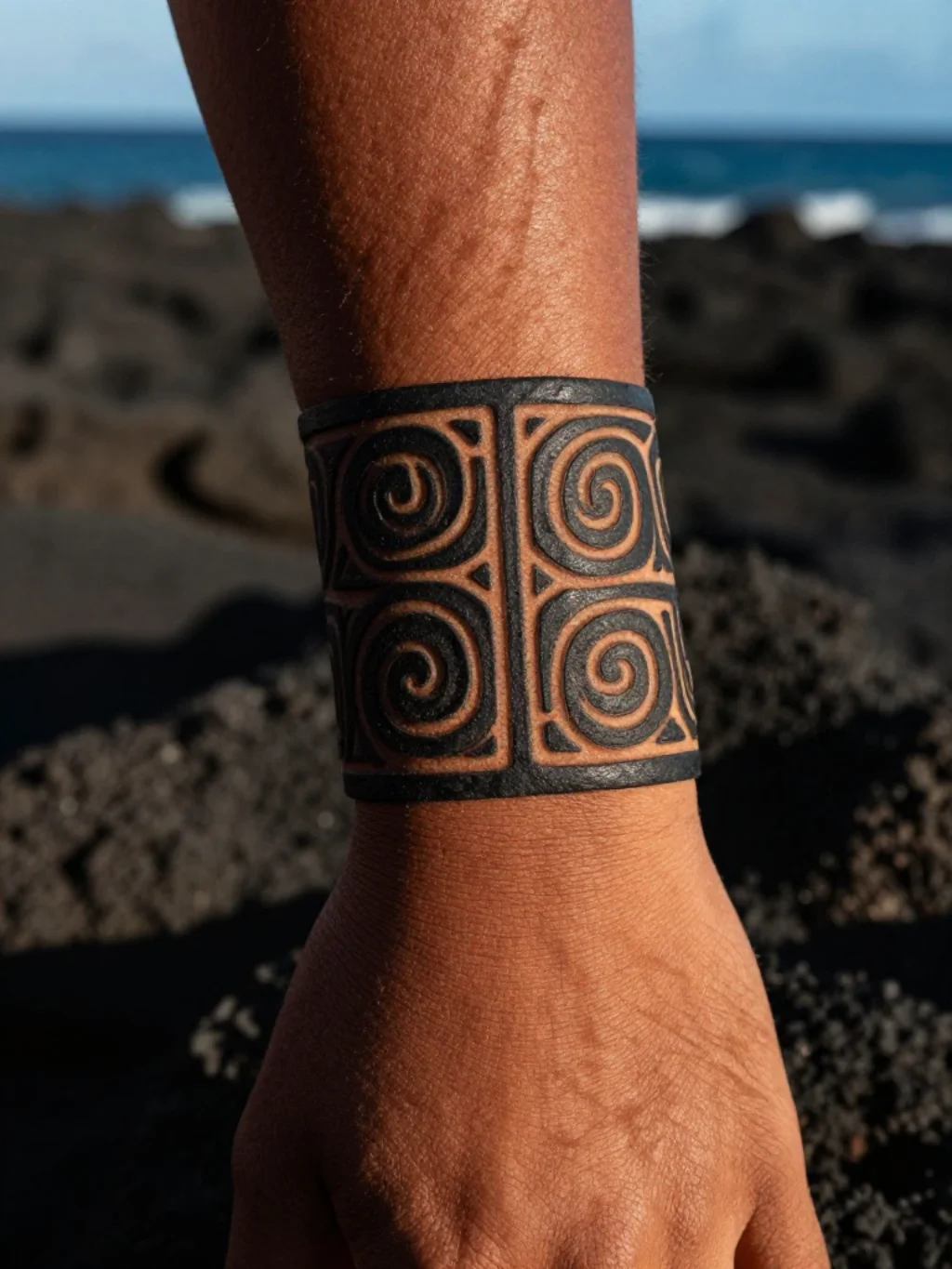 Polynesian and Tribal Wrist Bracelet Tattoos Rooted in Blood and Identity