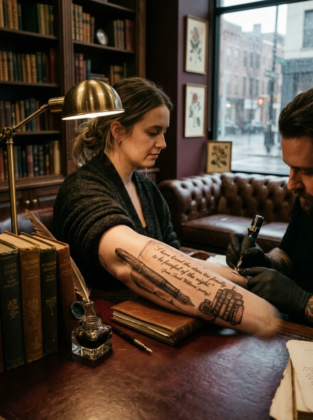 The Author Whose Words Keep Ending Up on Strangers' Arms