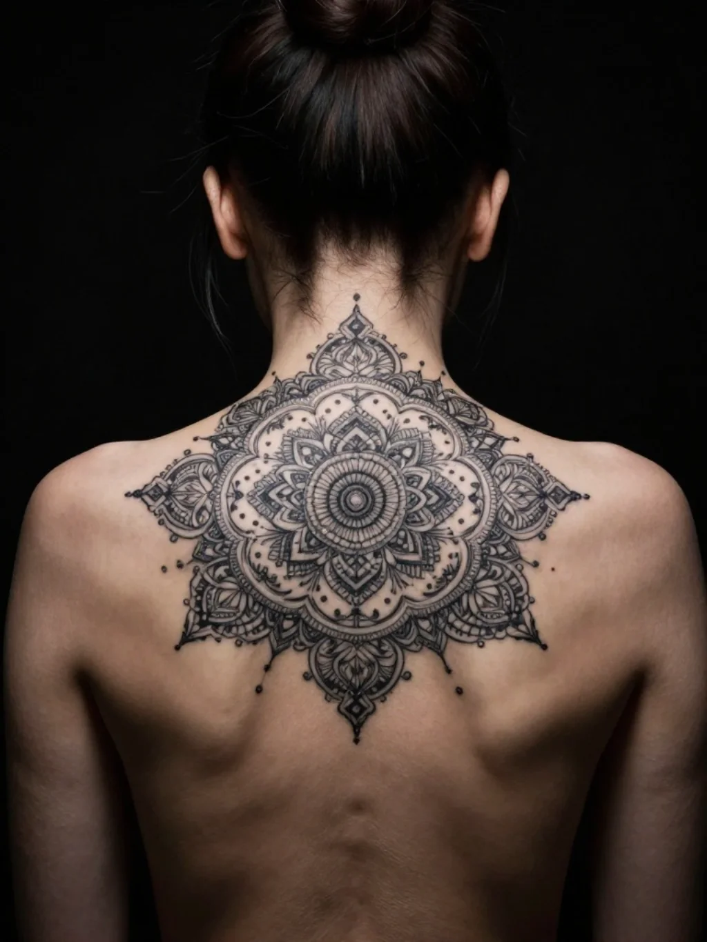 Ornamental and Mandala Neck Tattoos for the Woman Who Lives Boldly