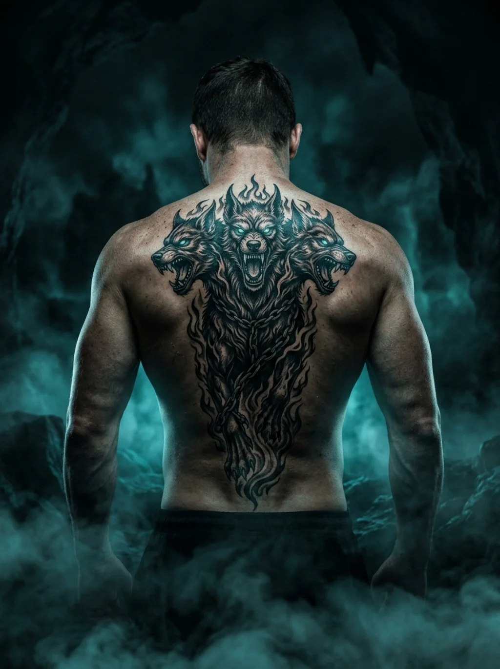 Cerberus Guards the Gates of the Underworld Etched Along Your Spine