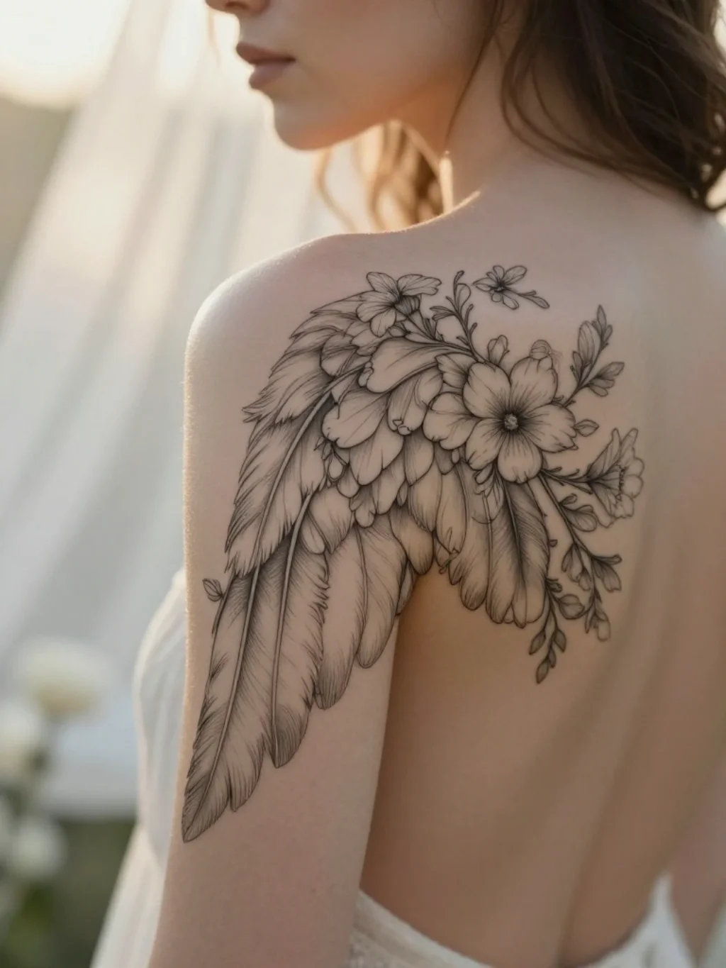Feminine Angel Wings Tattoos That Weaponize Grace Against Every Expectation