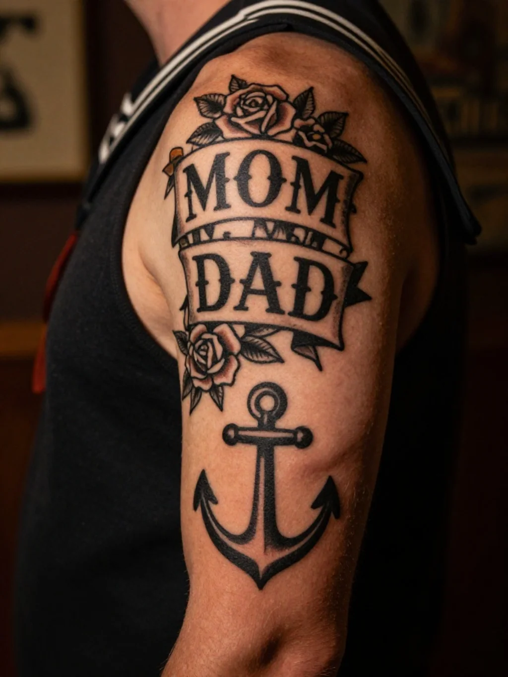 Blackwork and Traditional Styles That Give Parent Tattoos Their Greatest Gravitas
