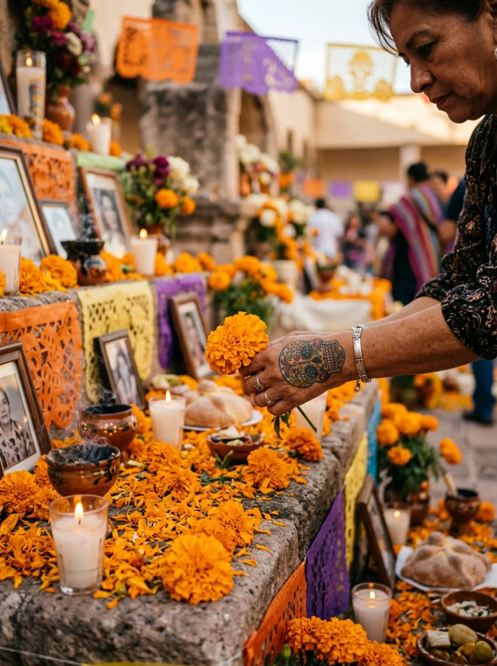 Marigolds and Bones: A Pairing Older Than You Think