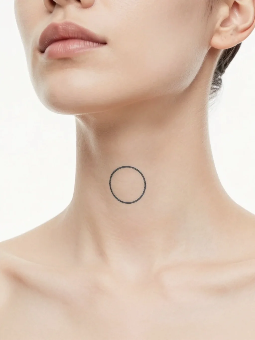 Minimalist Neck Tattoos That Prove a Single Line Can Carry Infinite Weight