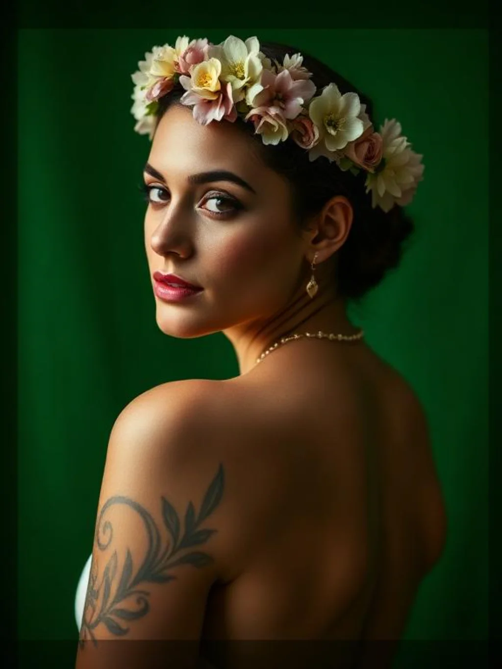 A Flower Crown Design Wraps an Entire Season Around the Head