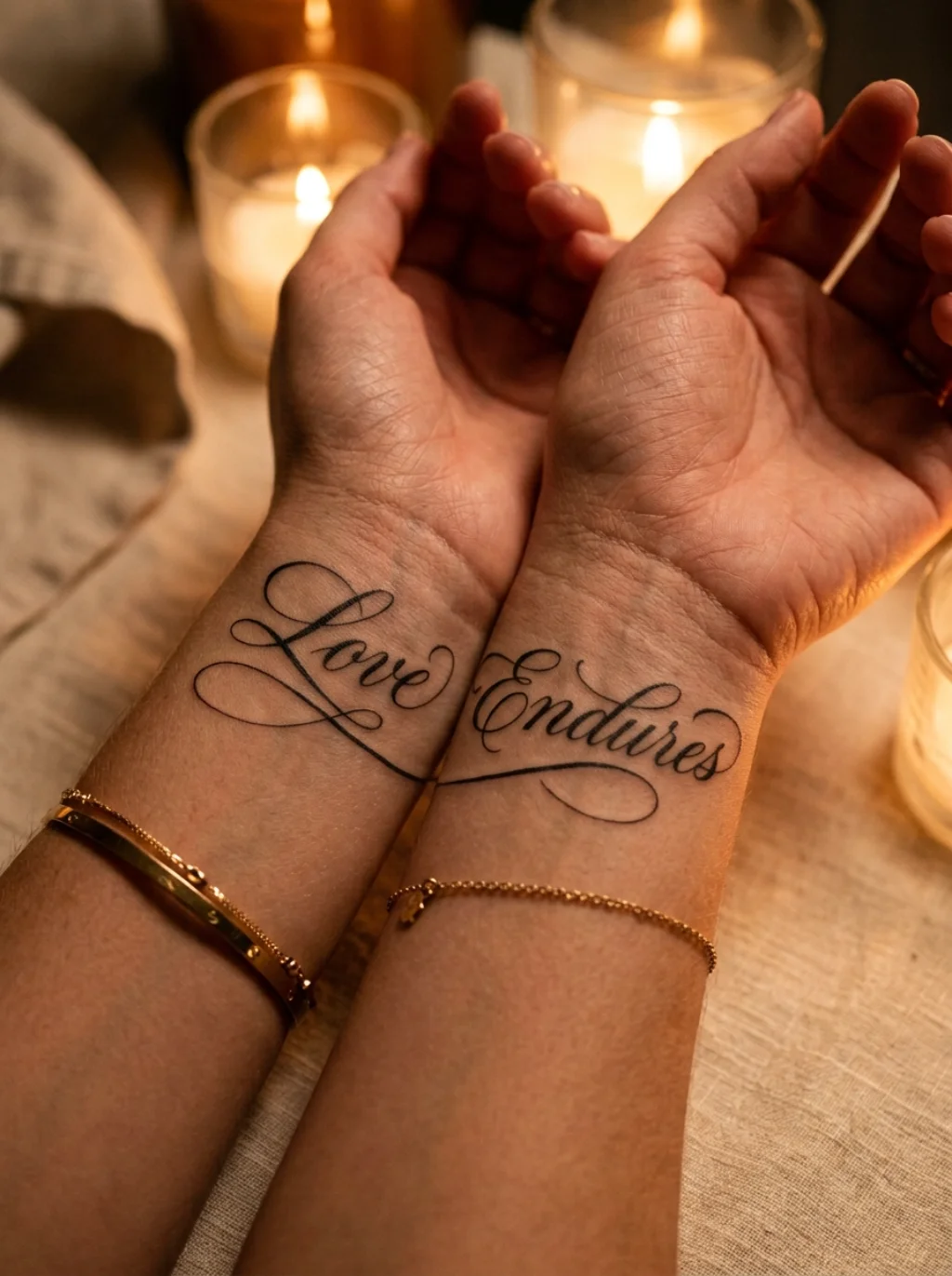 A Single Shared Quote Splits Quietly Across Two Different Wrists