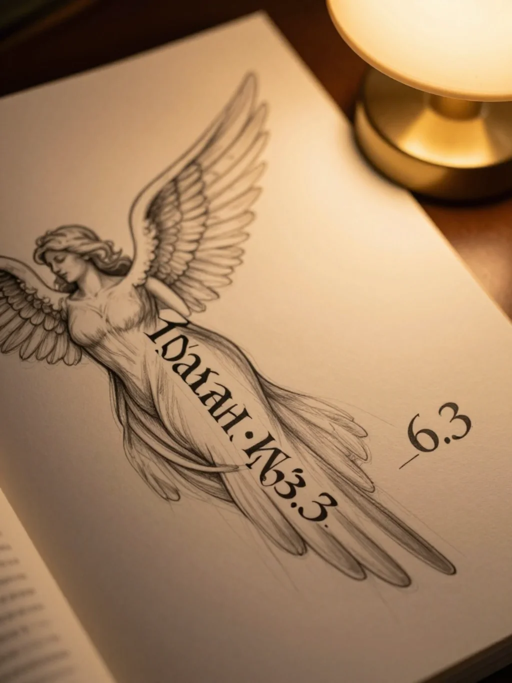 Combining Scripture With Seraphim Imagery Into One Unified Sacred Statement