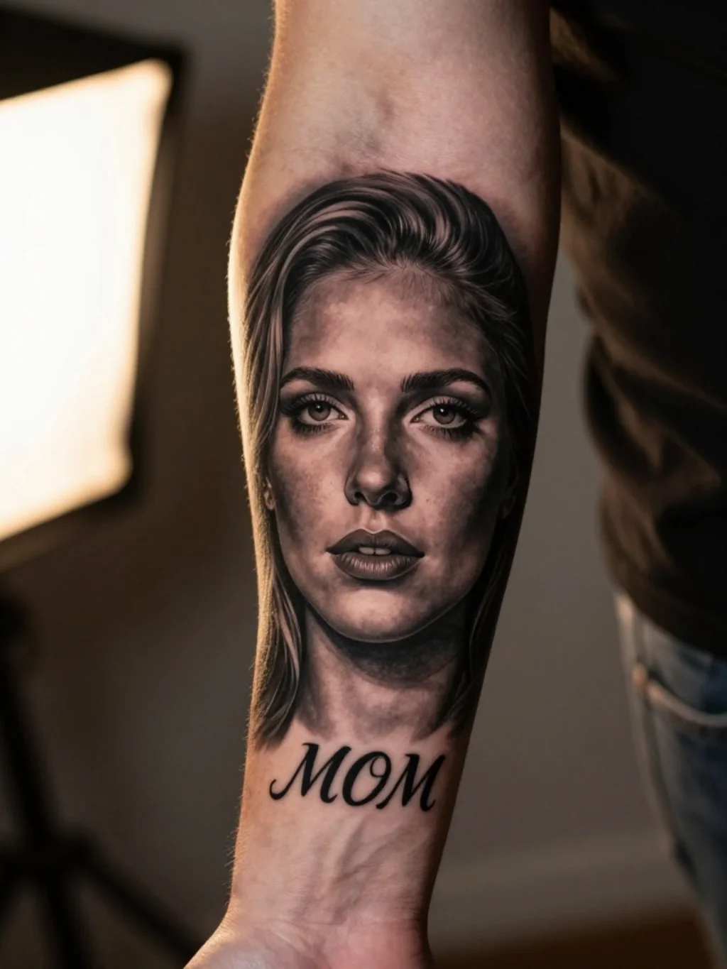 Realism Portrait Tattoos — Carrying Your Parents Face Wherever You Go