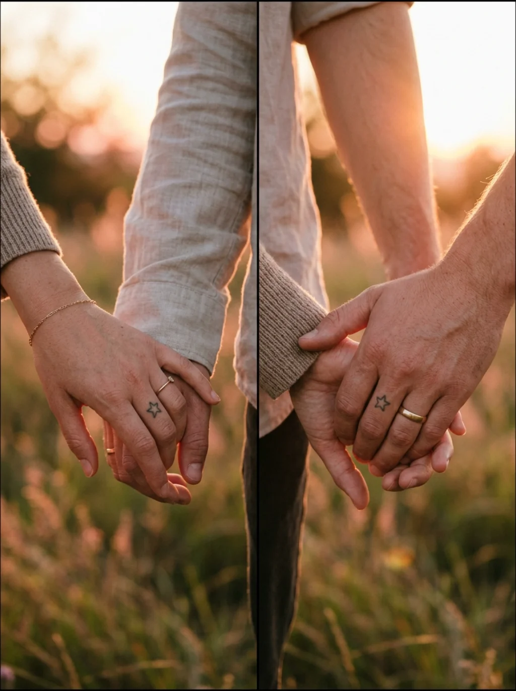 Star Tattoo Ideas for Couples Link Two Fates With One Symbol