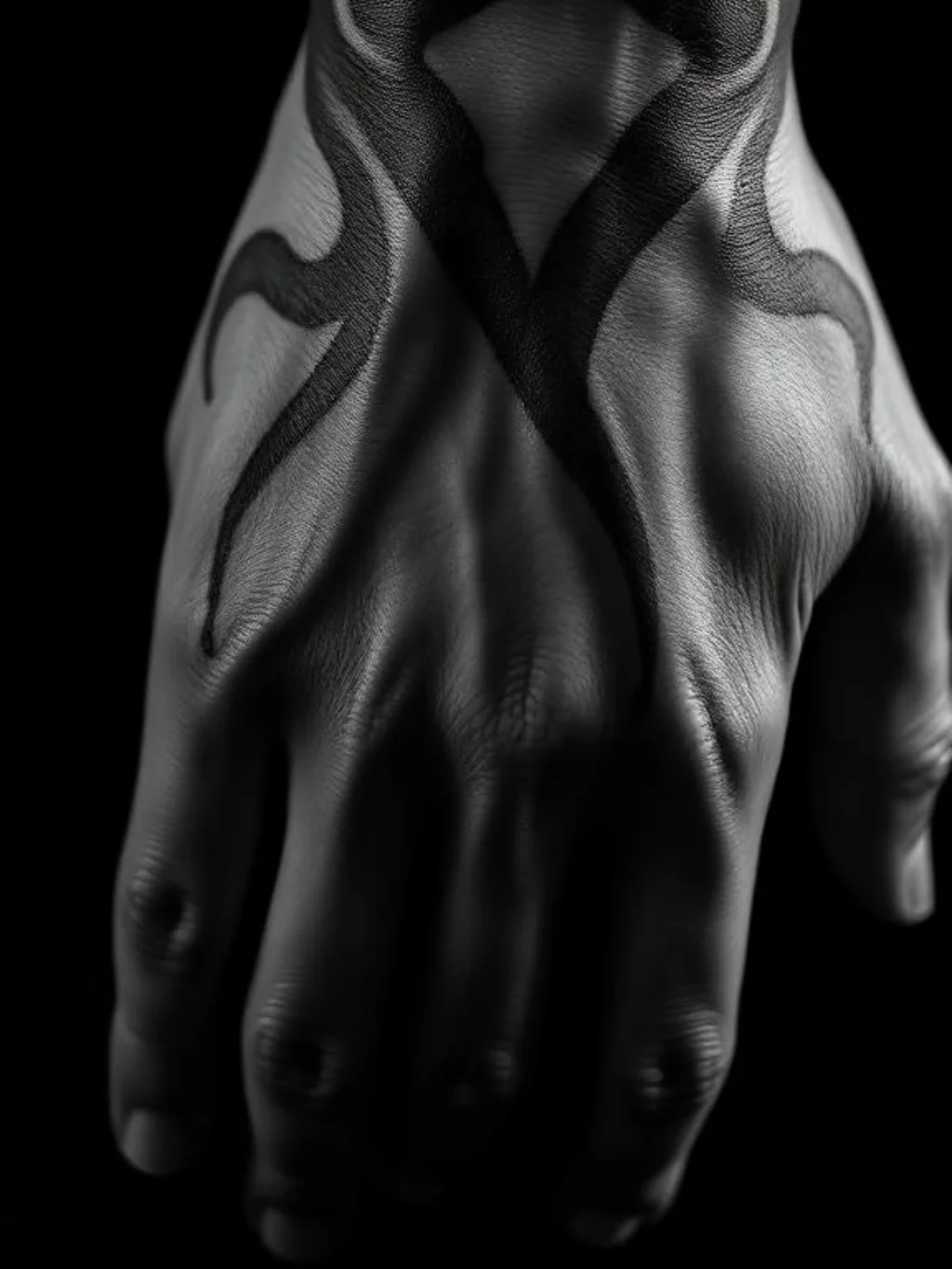The Back of Hand Canvas Most Artists Approach Carefully