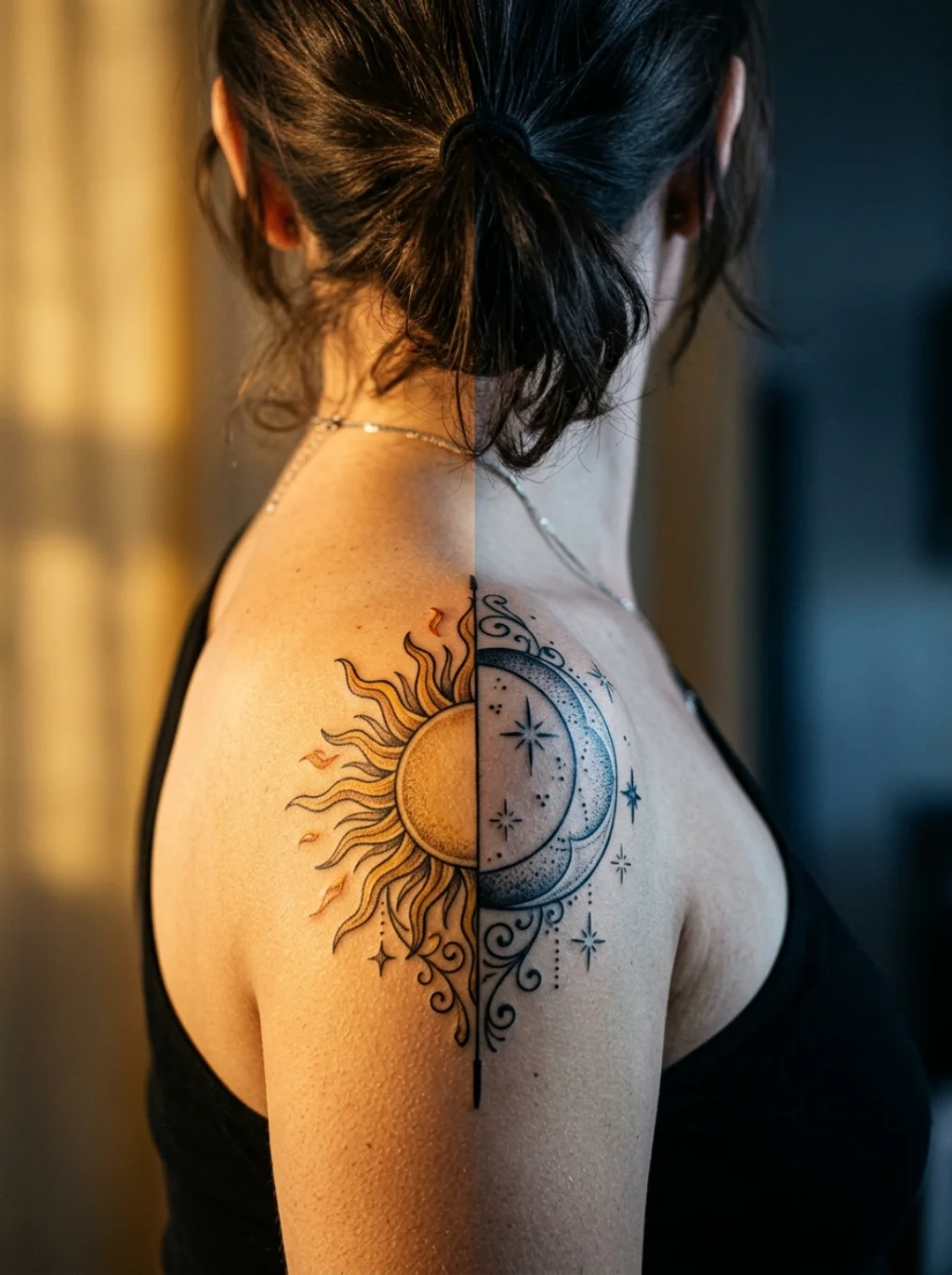A Sun and Moon Balance That Speaks to Duality