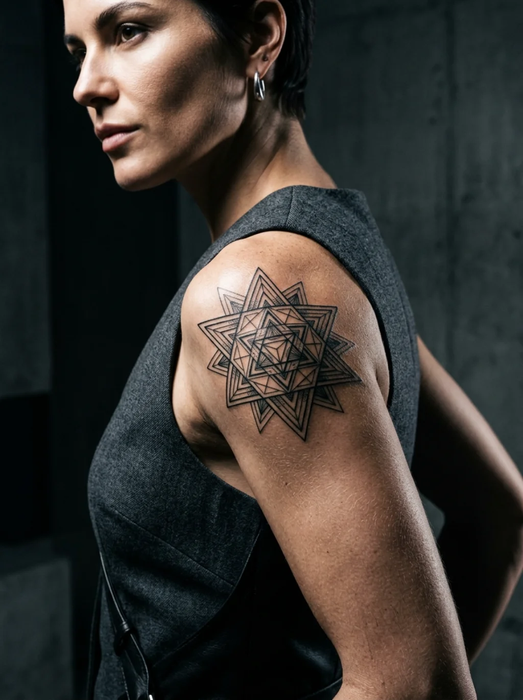 Geometric Star Patterns Feel Like Sacred Math Etched in Ink