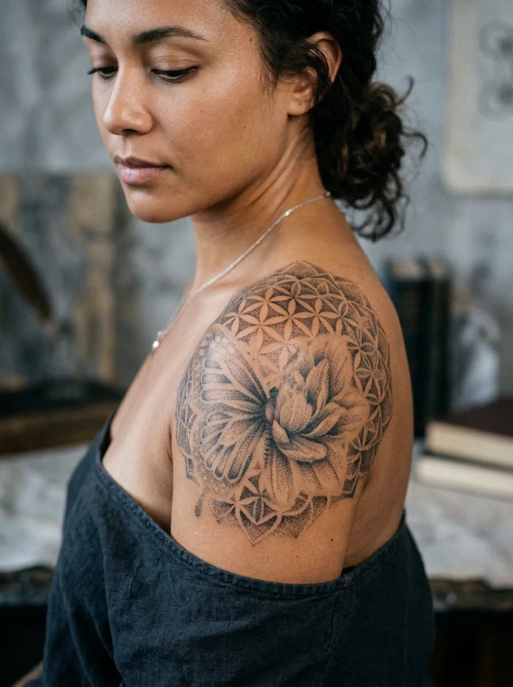 Dotwork and Ornamental Styles That Add Sacred Geometry to Nature Fusion Ink