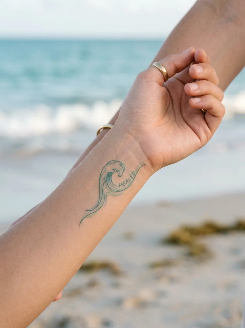 A Wave Curling Across the Wrist Remembers Where You Healed
