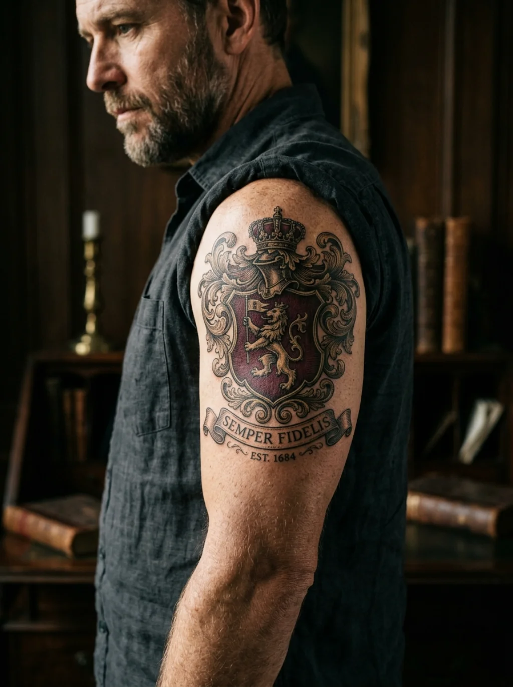 Family Crest Designs Carrying His Name Into Another Generation