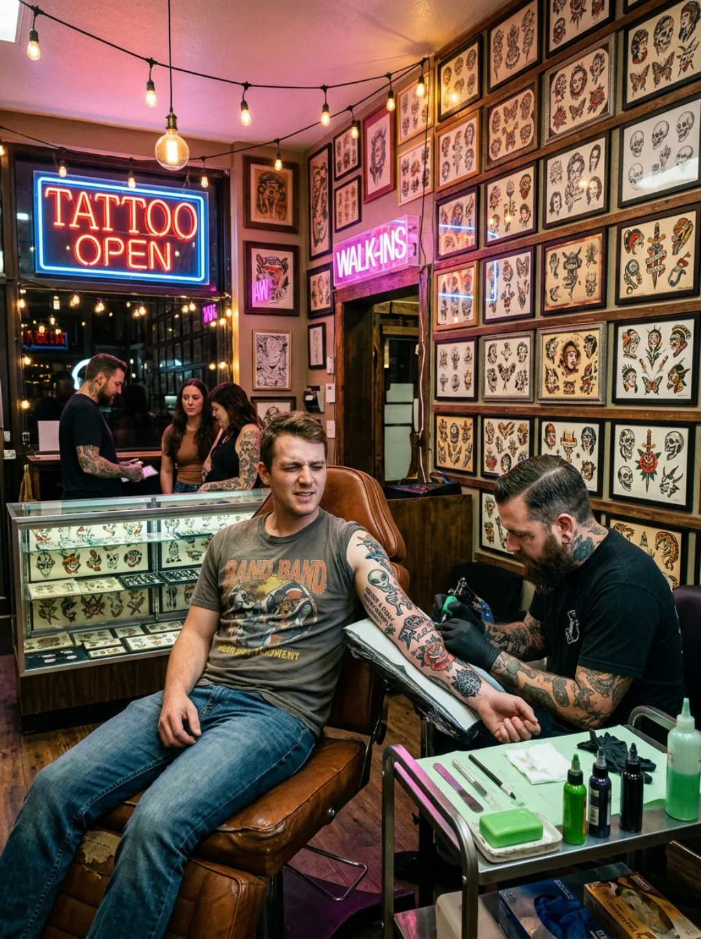 A Sleeve Built From Spontaneous Walk-In Decisions Alone