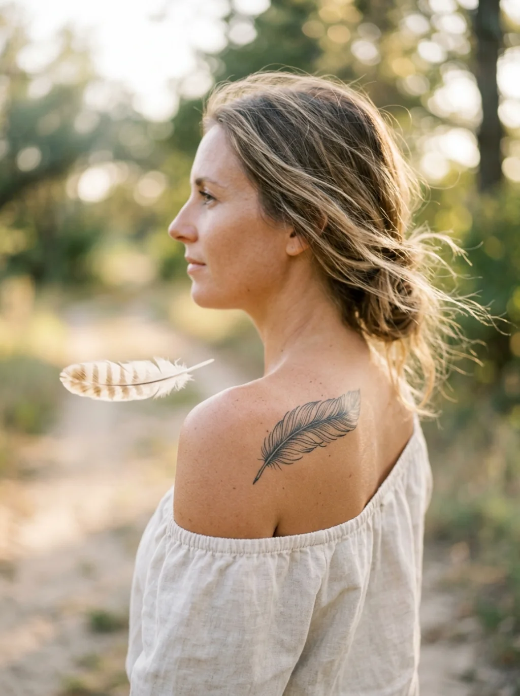 A Feather's Quiet Symbolism for Freedom and Release