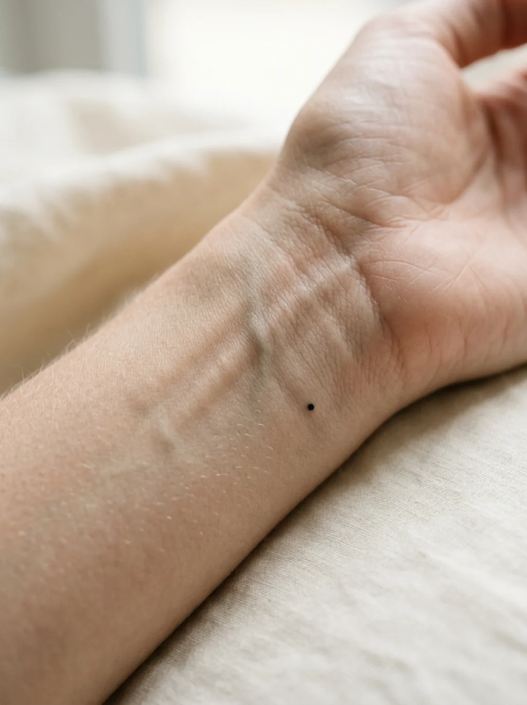 A Single Dot on Her Wrist Held Nine Weeks of Silent Love