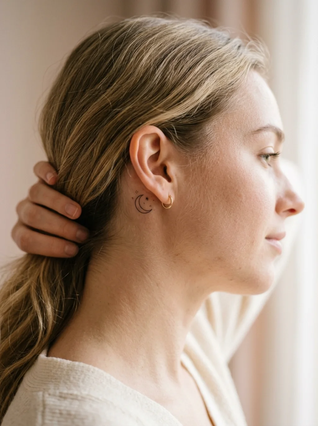 Tiny Tattoos Behind the Ear Carry Secrets Only You Can Hear