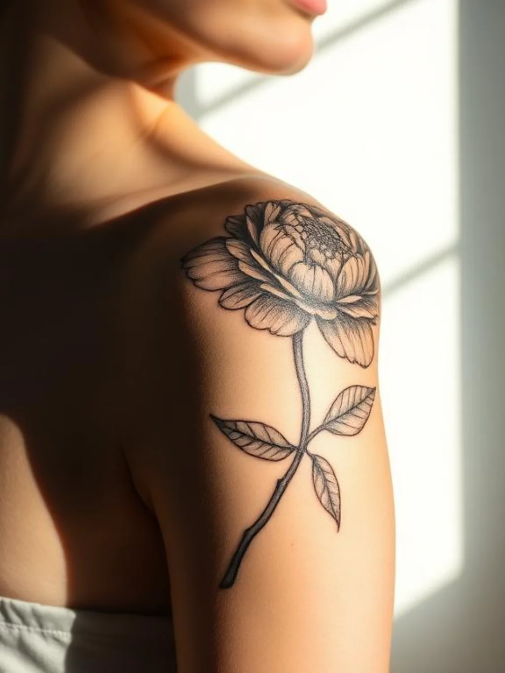 Women Shoulder Flower Tattoo Ideas That Go Beyond the Predictable Rose