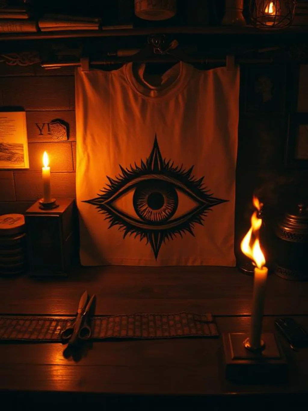 Hyper Realistic Eye Drops Mimic the Tragic Poetry of Bleeding Shadows