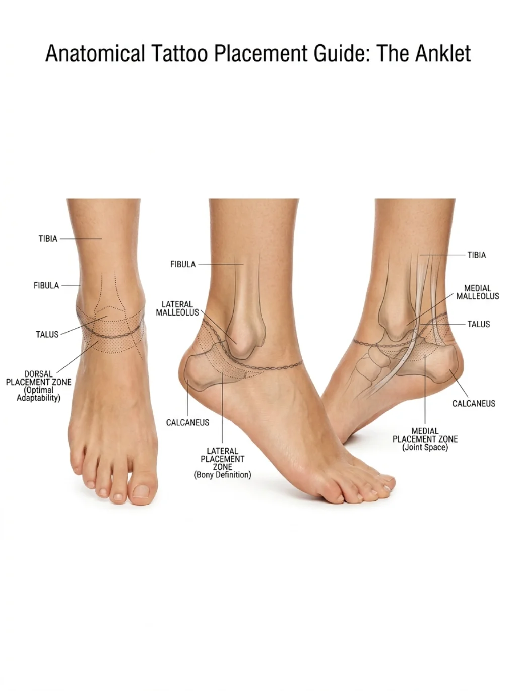 Placement Precision — Reading the Ankle Anatomy for Maximum Tattoo Impact