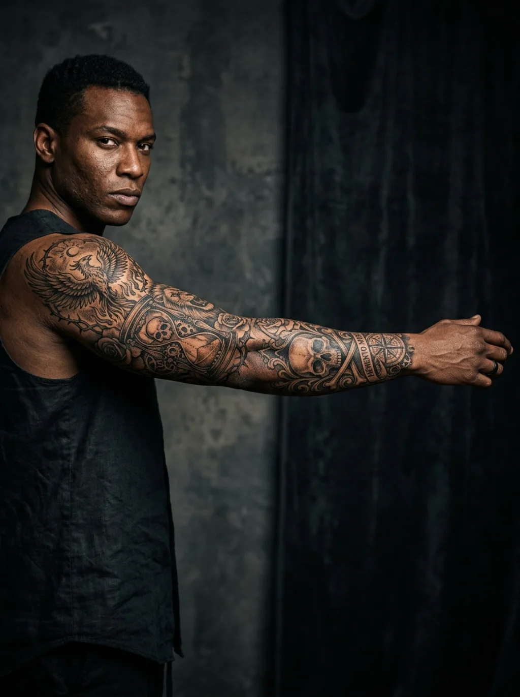 The Sleeve That Turns Mortality Into Wearable Art