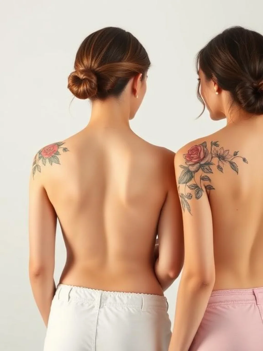 Shoulder Flower Tattoo Placement Mapping for Different Body Types