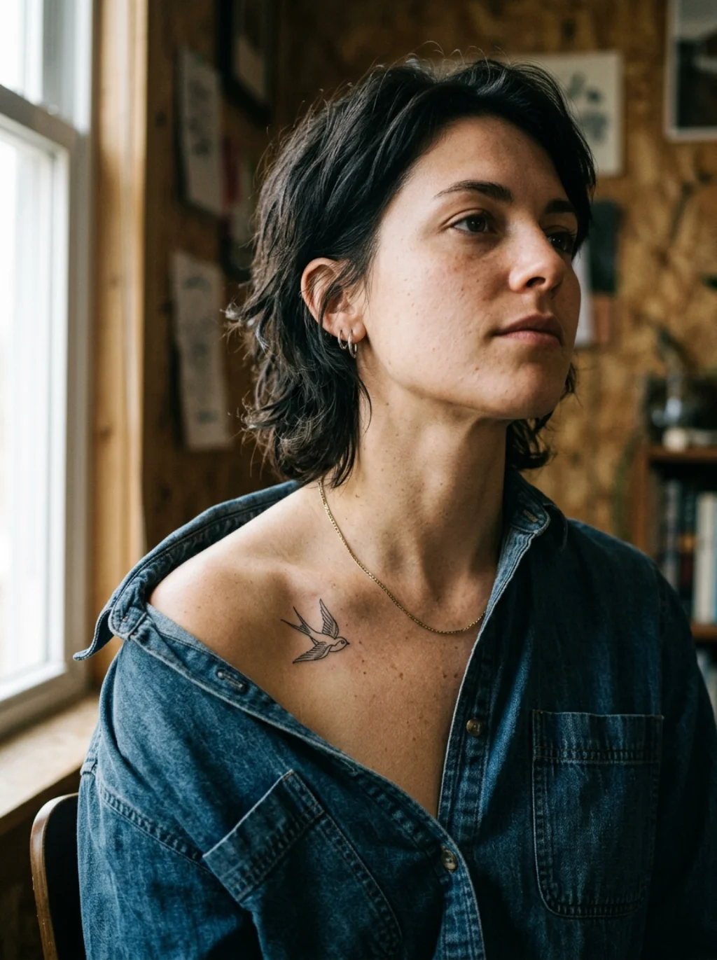 Sparrow Tattoos and the Working-Class Grace Women Wear With Quiet Pride