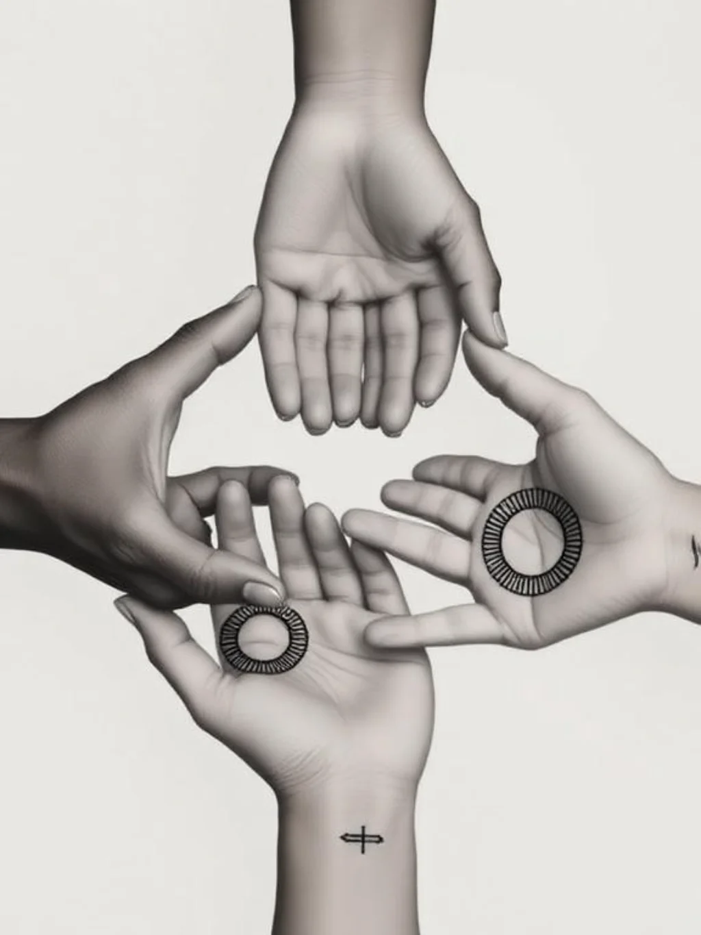 A Circle With No Beginning, Shared Between Three People
