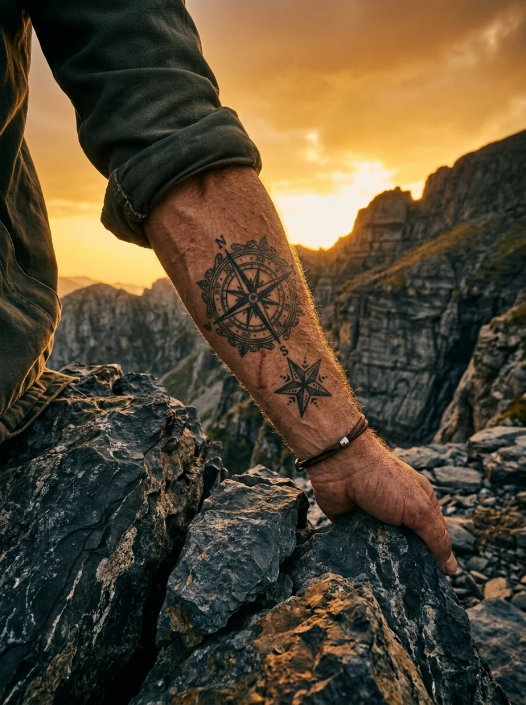 Compass and Star Combos Map a Journey Still Being Written