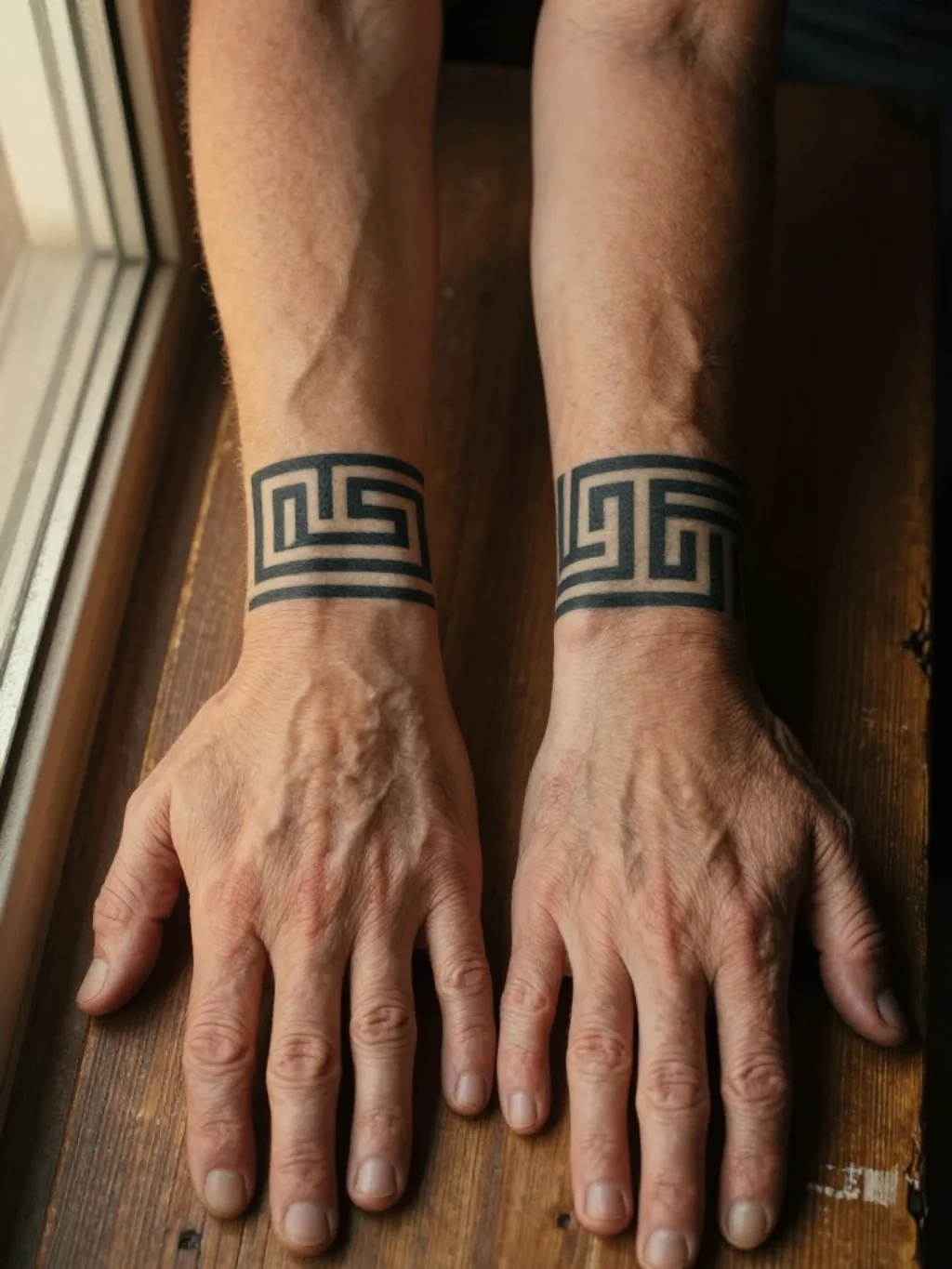 Decades of Wrist Bracelet Ink — Aging on the Body's Most Active Canvas