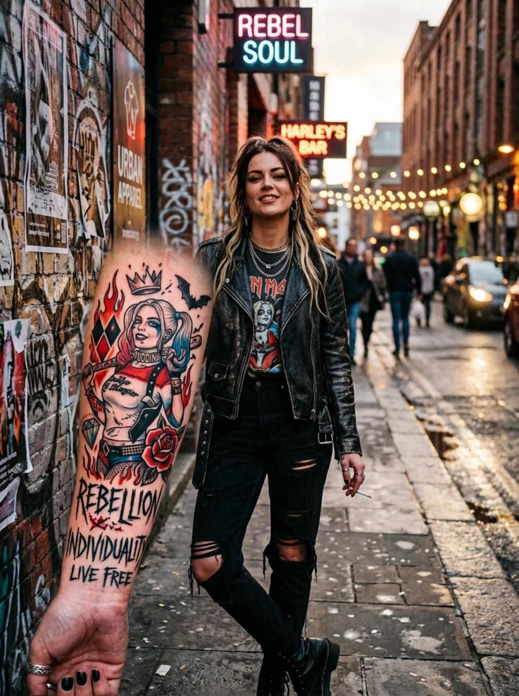 Harley Quinn Tattoos as a Quiet Rebellion Against Playing It Safe