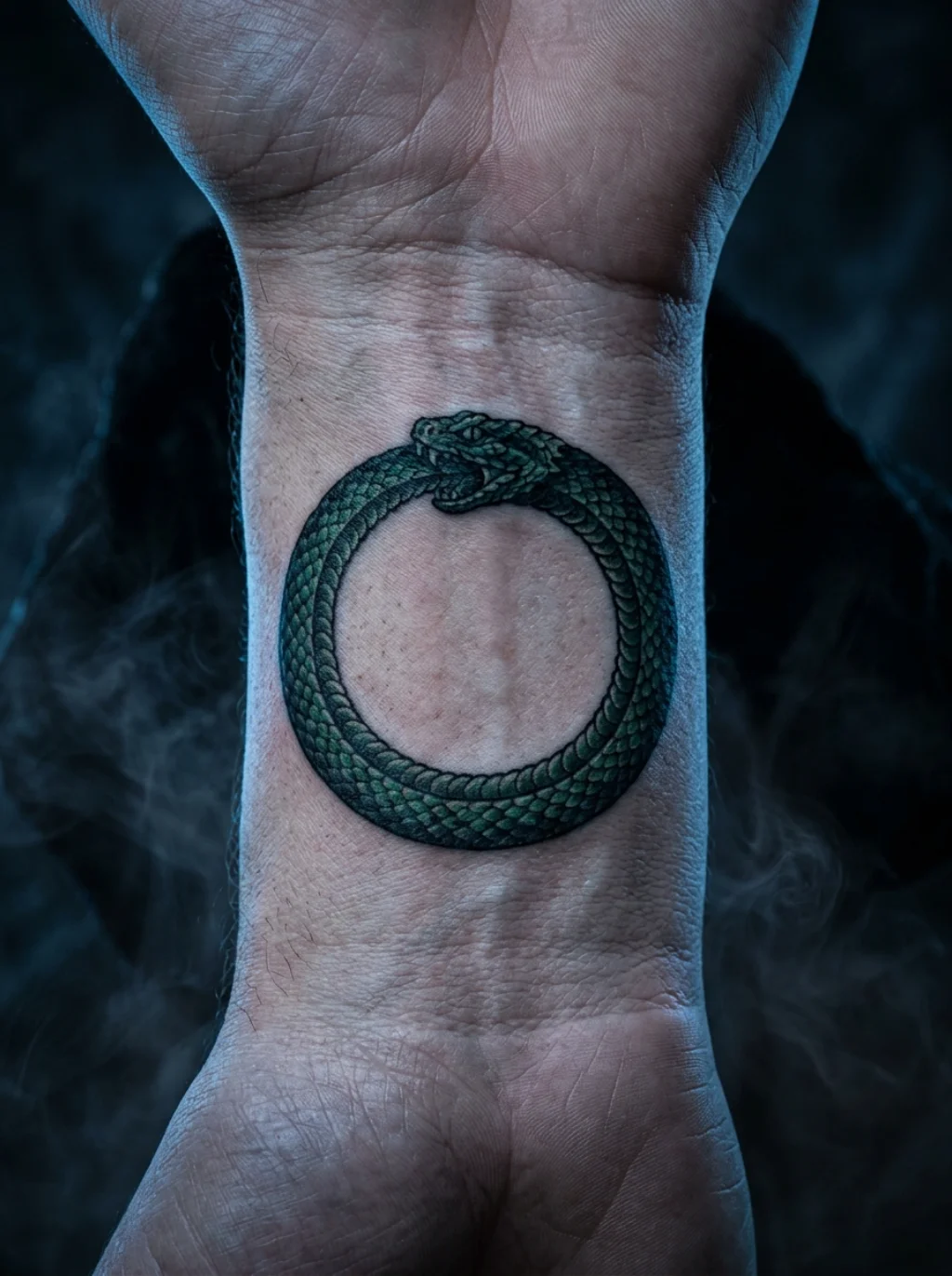 Ouroboros Coils Eternally as the Serpent That Devours Time Itself