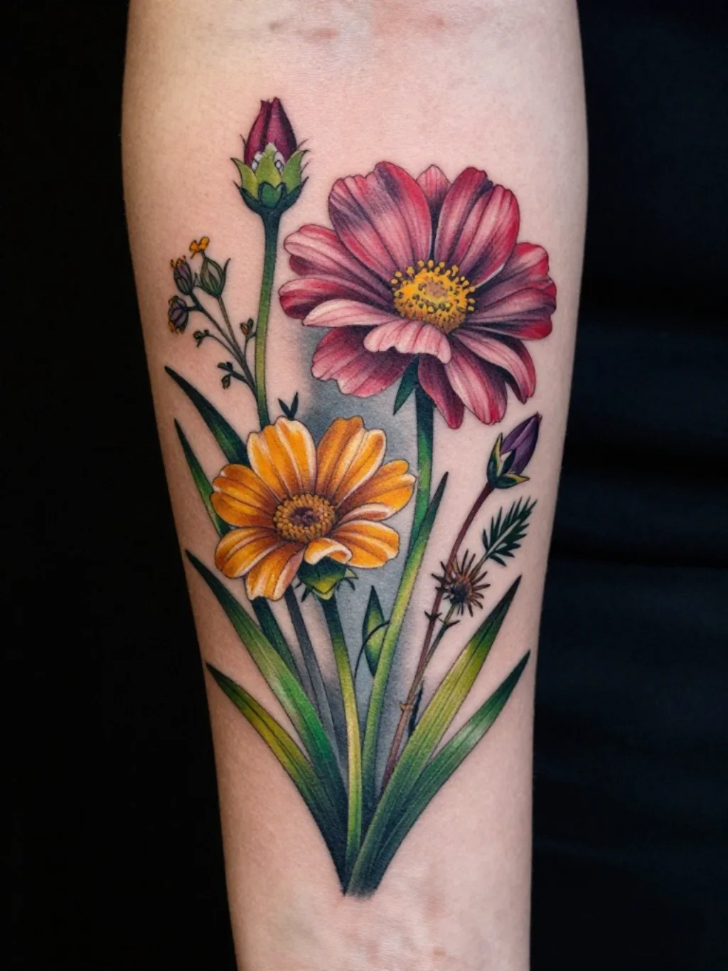 Subversive Philosophical Palettes Challenge Traditional Color Tattoo Rules
