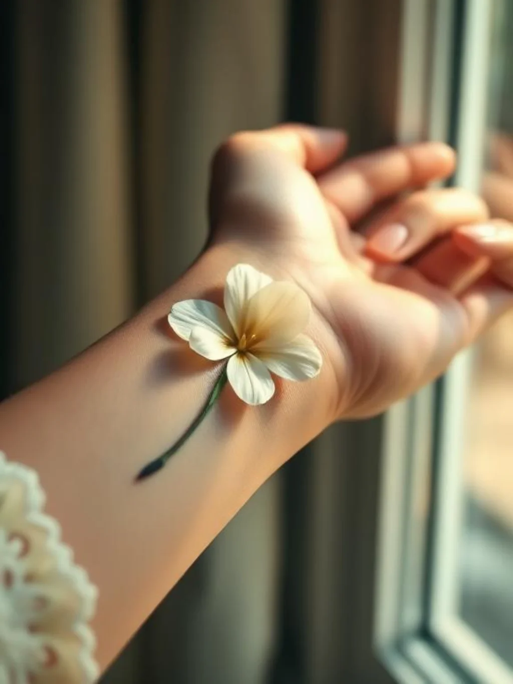 A Single White Bell Carries French Folklore Straight Onto Living Skin