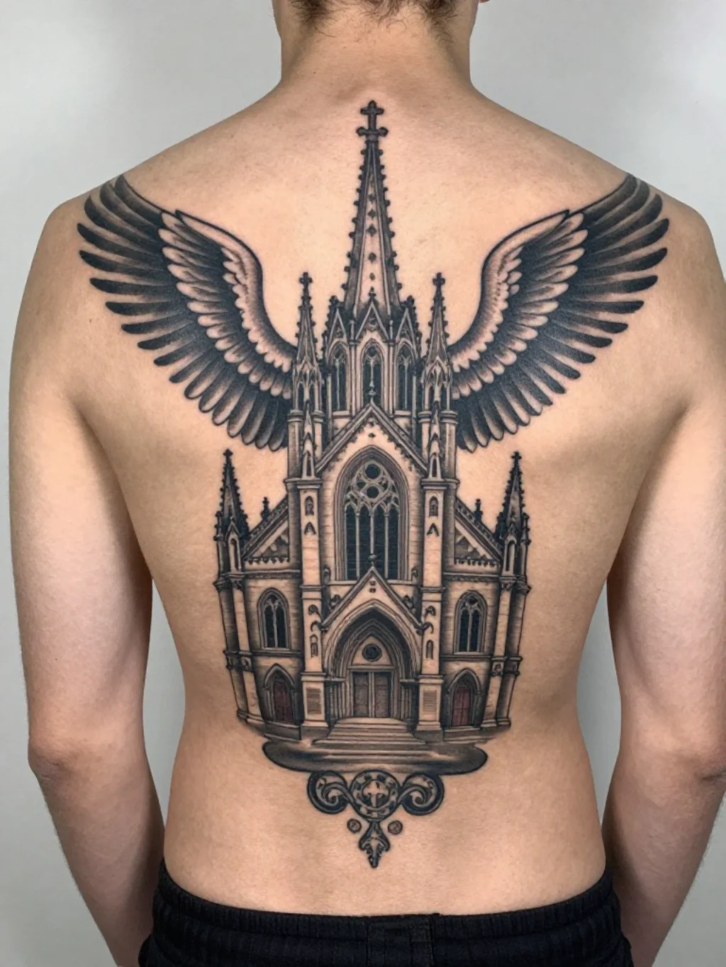 The Full Back Wing Tattoo — When the Body Becomes a Cathedral of Flight