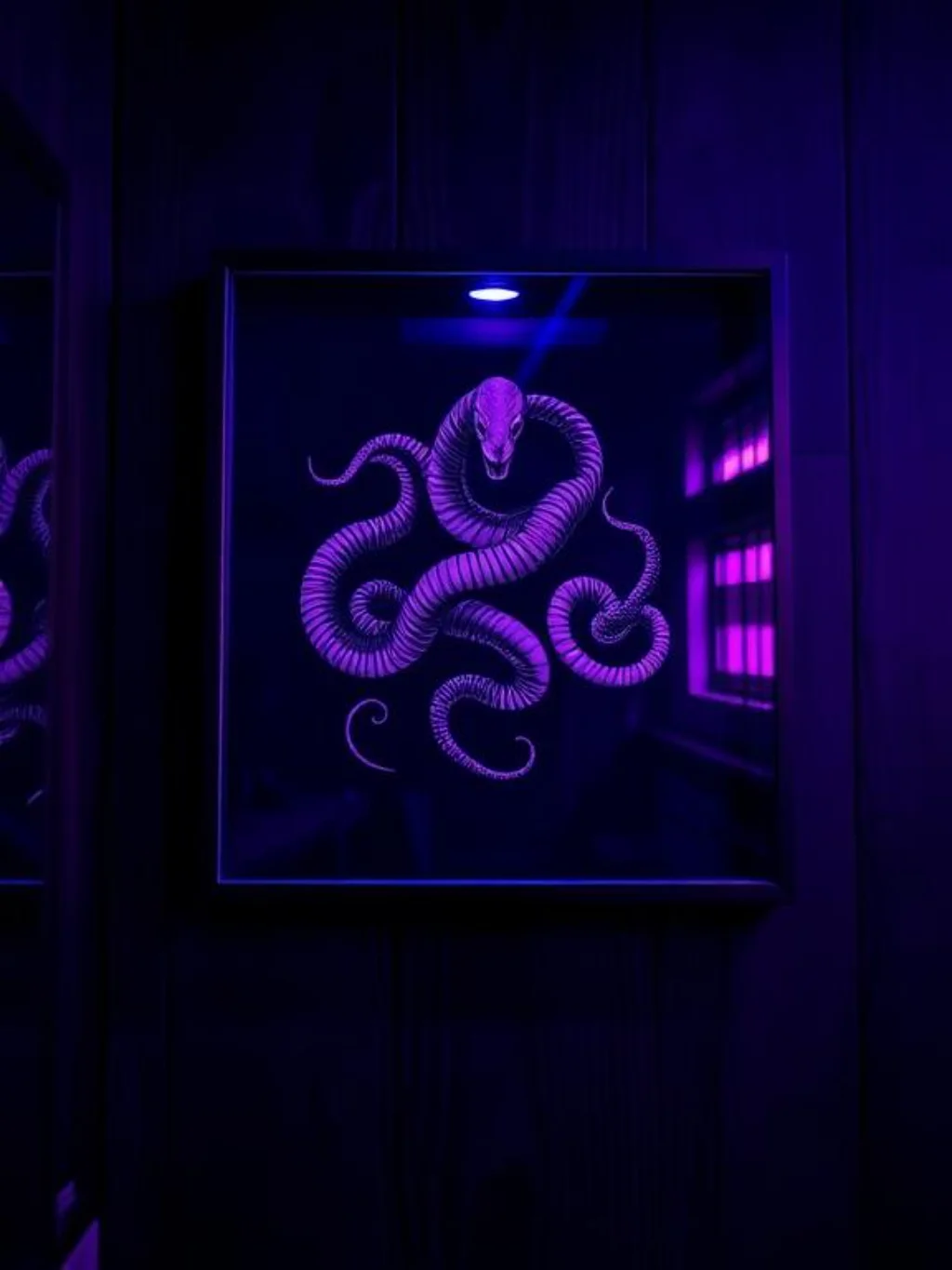 Trapping Fleeting Serpents Inside Shaded Glass Frames Tonight