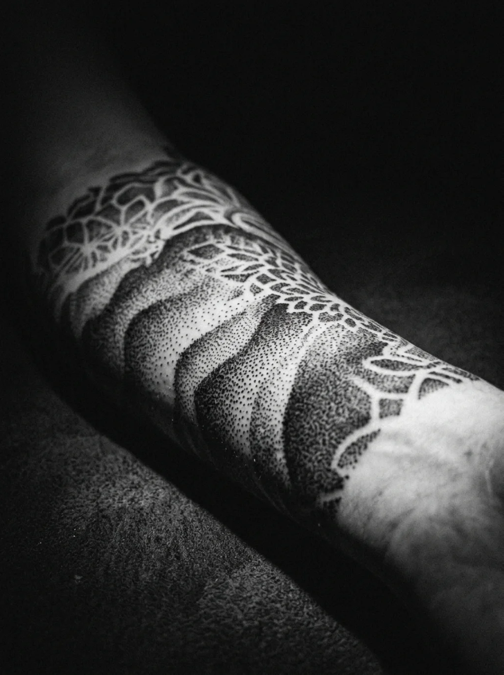 Dotwork and Stipple Shading — the Background Language Every Sleeve Speaks